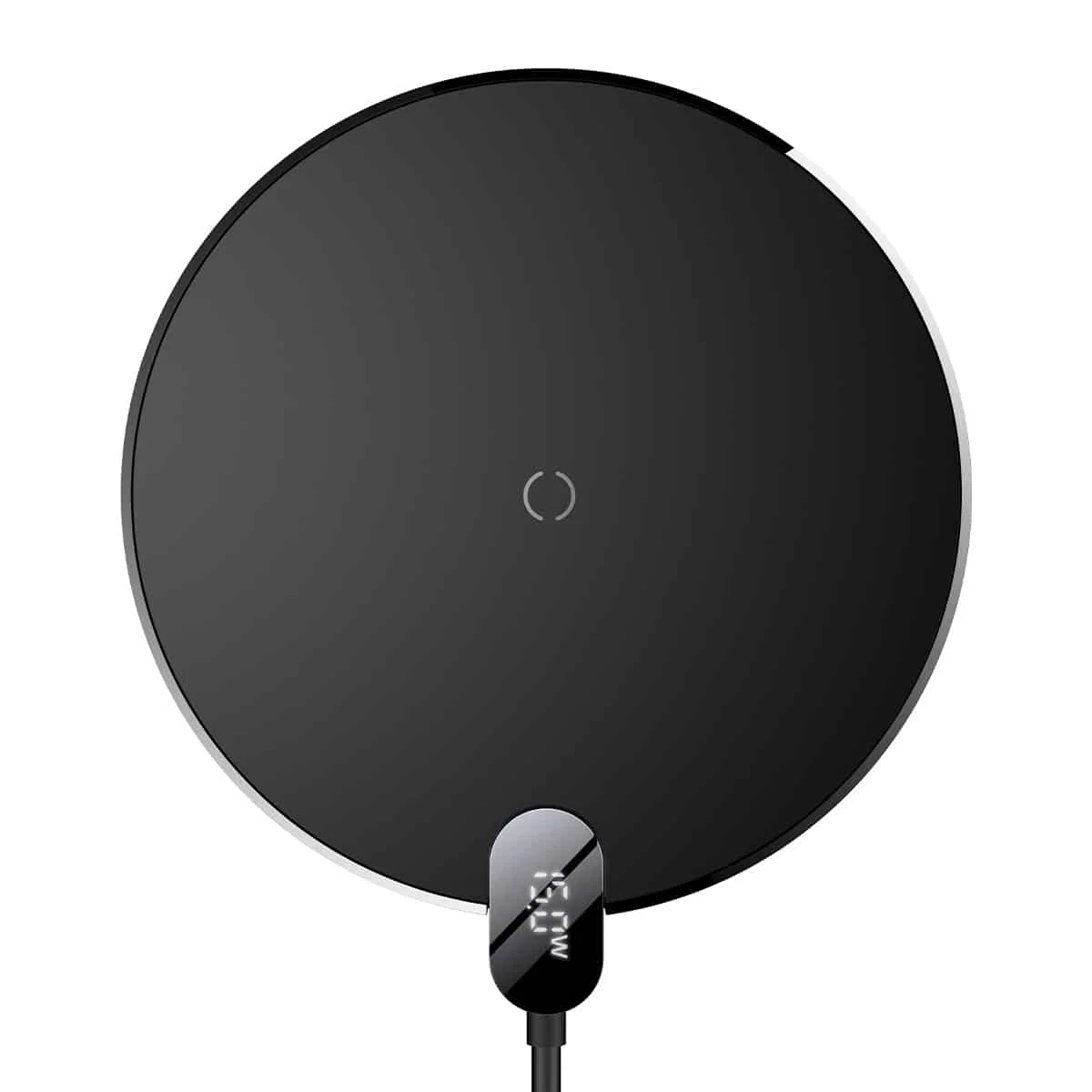 CCED000001-01 Baseus 15W Digital LED Display Gen 2 Wireless Charger Black - Image 1
