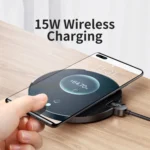 Baseus 15W Digital LED Display Gen 2 Wireless Charger Black - Image 2